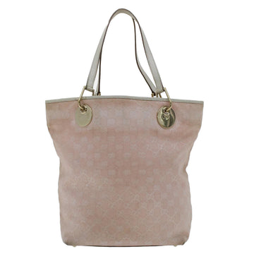 GUCCI GG Canvas Tote Bag Pink 120836 50741