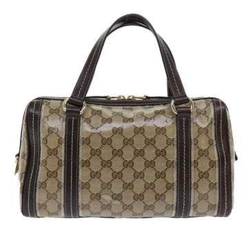 GUCCI GG Crystal Hand Bag Beige 181487 50989