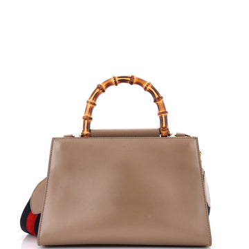 Nymphaea Top Handle Bag Leather Small