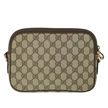 GUCCI GG Canvas Shoulder Bag PVC Leather Beige 007 115 6428 4023 51433
