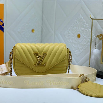 Makersluxe - Wave Multi Pochette Bag Yellow