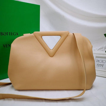 Makersluxe - Triangle Shoulder Bag Beige