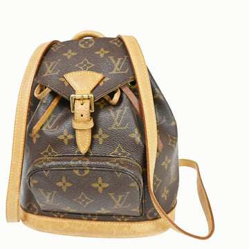 Louis Vuitton Montsouris  Canvas Backpack Bag ()