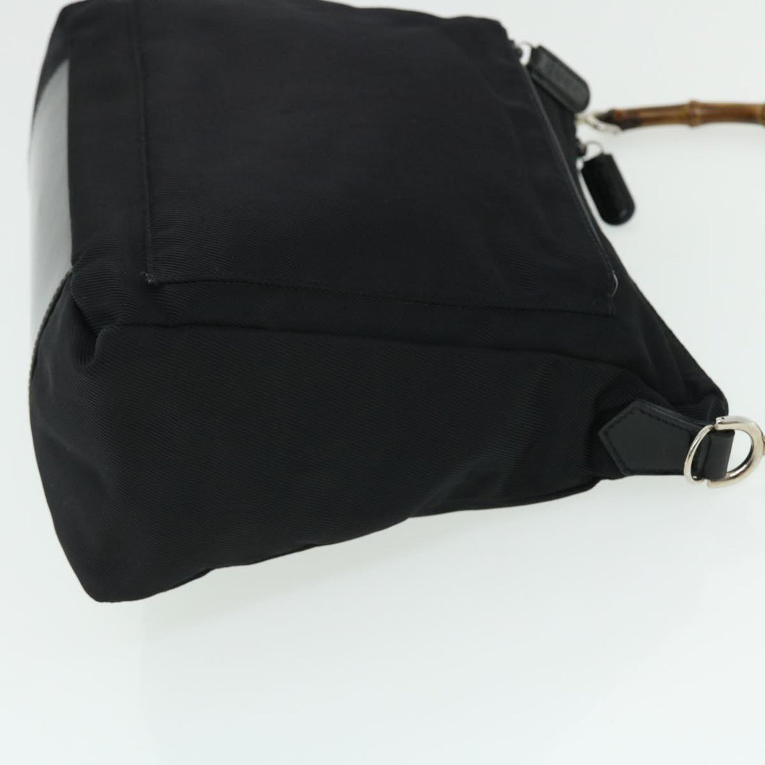 GUCCI Bamboo Shoulder Bag Nylon 2way Black 000 0509 200 159 51649
