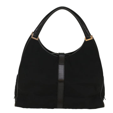 GUCCI Jackie Shoulder Bag Nylon Black 51853