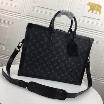 Makersluxe - Monogram Trunk Laptop Briefcase