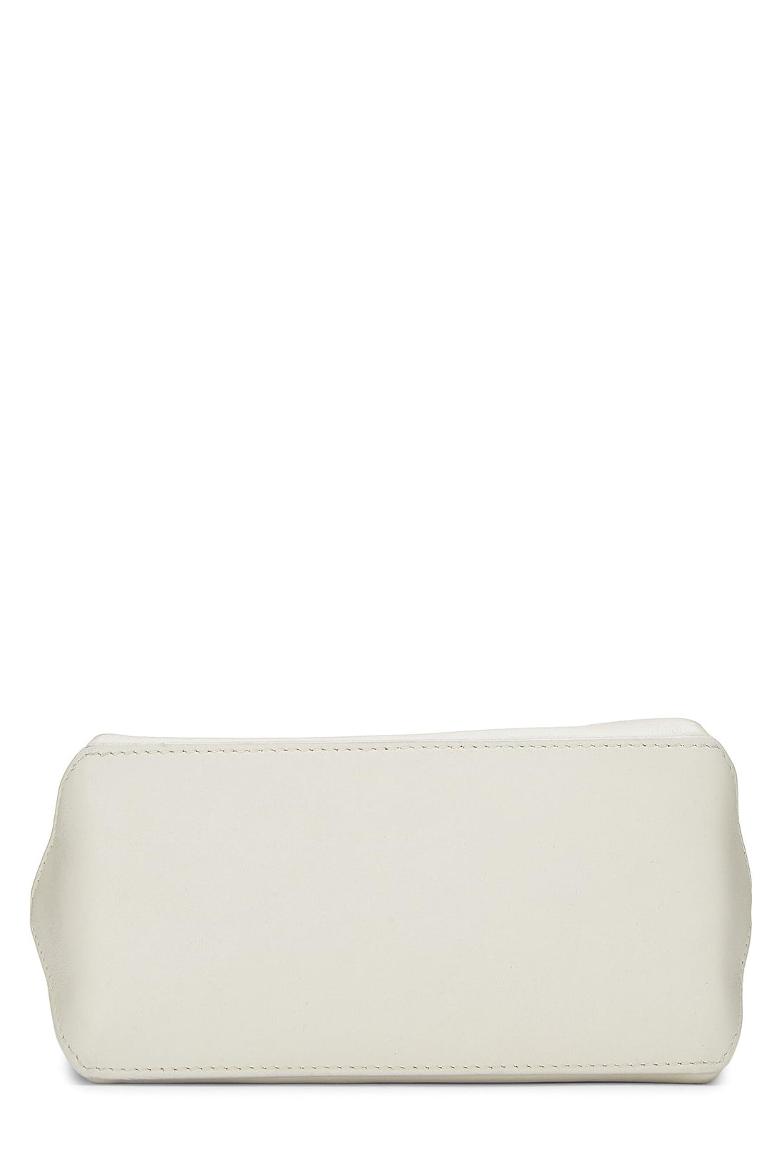Chanel,  White Leather Essential Rue Cambon Shopping Tote Small, White