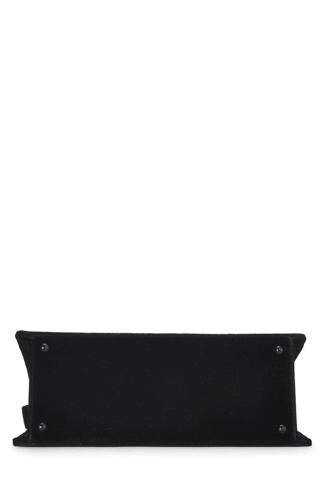 Chanel,  Black Velour Shoulder Bag, Black
