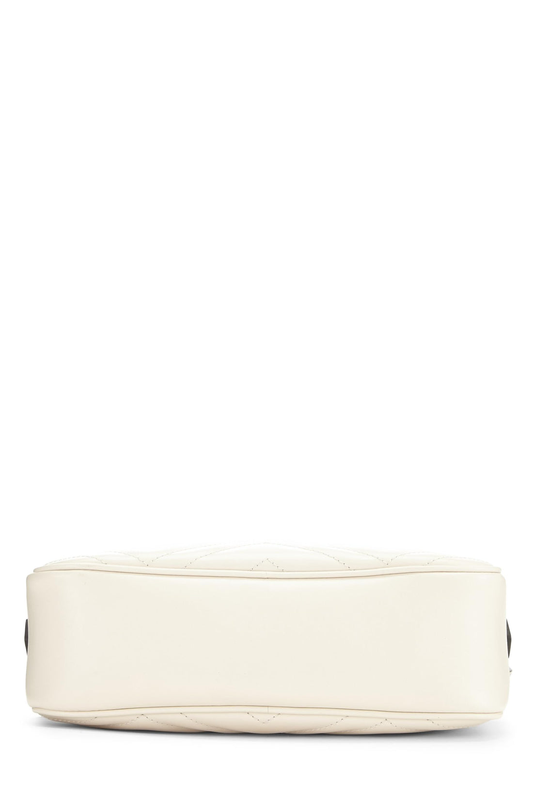 Gucci,  White Leather GG Marmont Crossbody Small, White