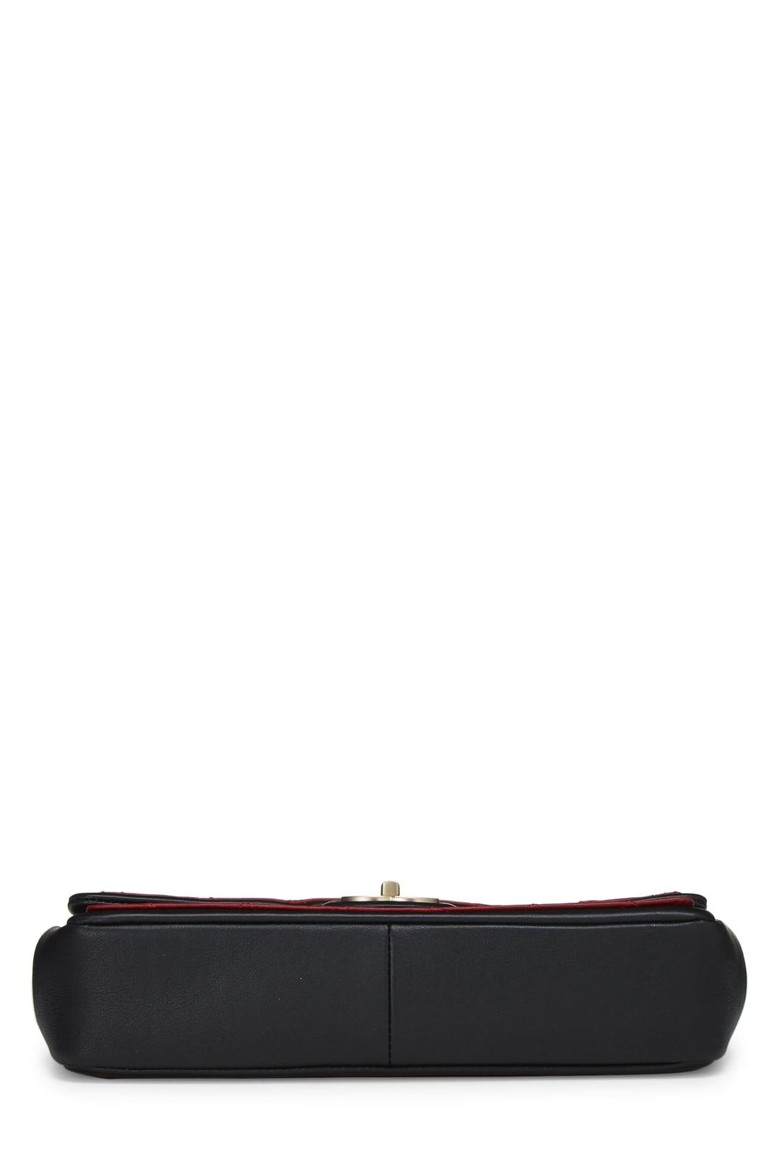 Chanel,  Red & Black Quilted Lambskin Graphic Flap Medium, Multi