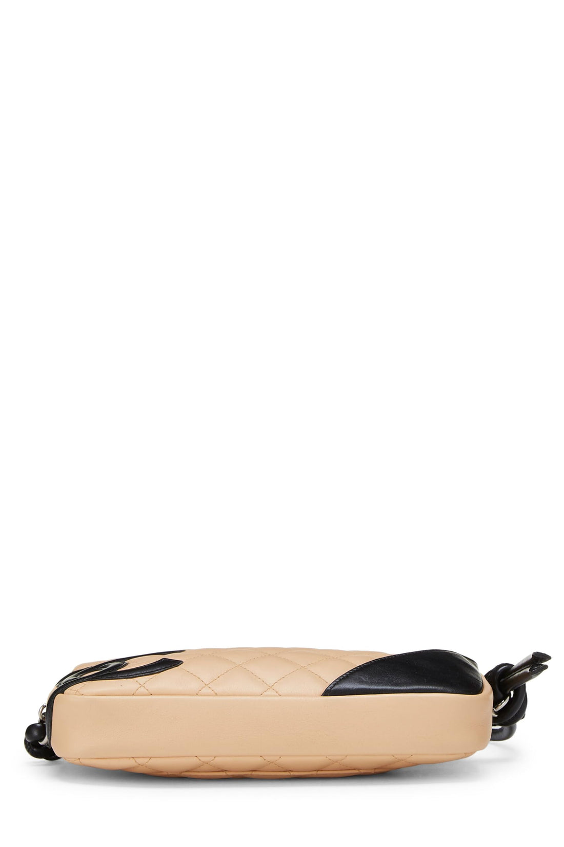 Chanel,  Beige Quilted Calfskin Cambon Pochette, Beige