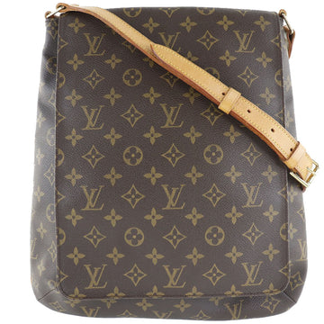 LOUIS VUITTON Shoulder Bag M51256 Monogram canvas Brown Musette Women Used