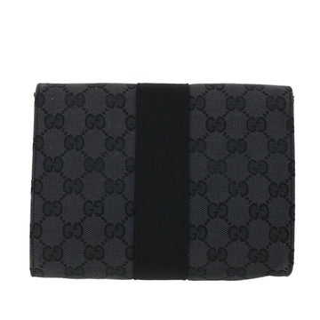 GUCCI GG Canvas Clutch Bag Black 039 0992 001998 52175