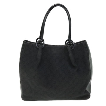 GUCCI GG Canvas Tote Bag Black 101920 52252