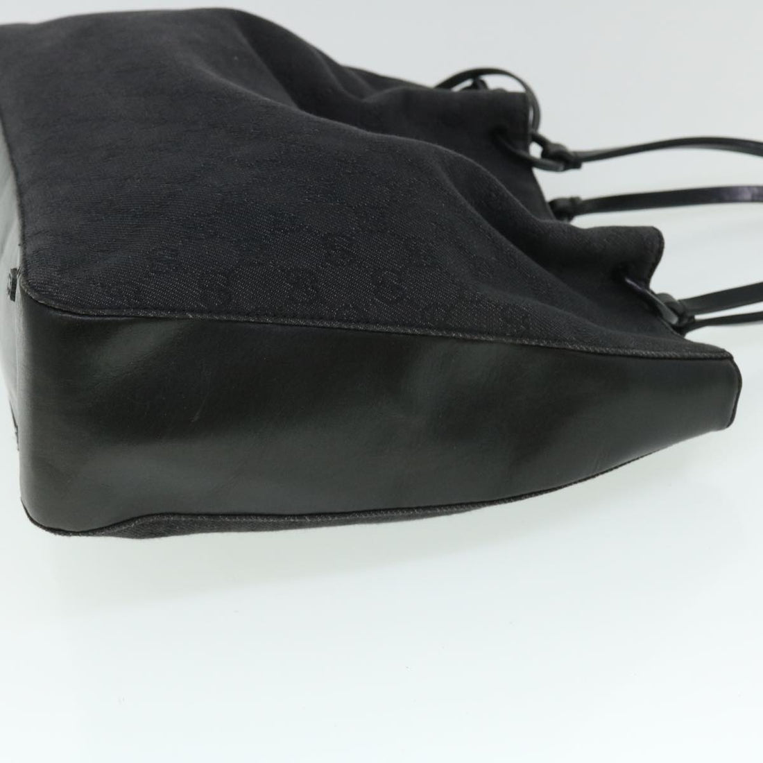 GUCCI GG Canvas Tote Bag Black 101920 52252