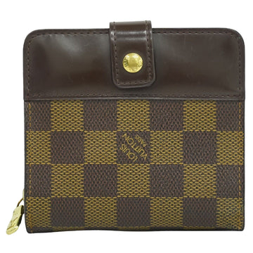 Louis Vuitton Compact Zip  Canvas Wallet  ()