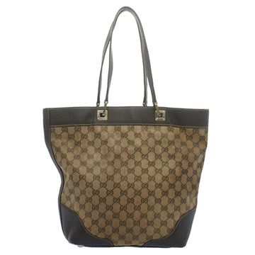 GUCCI GG Canvas Tote Bag Beige 272377 52428