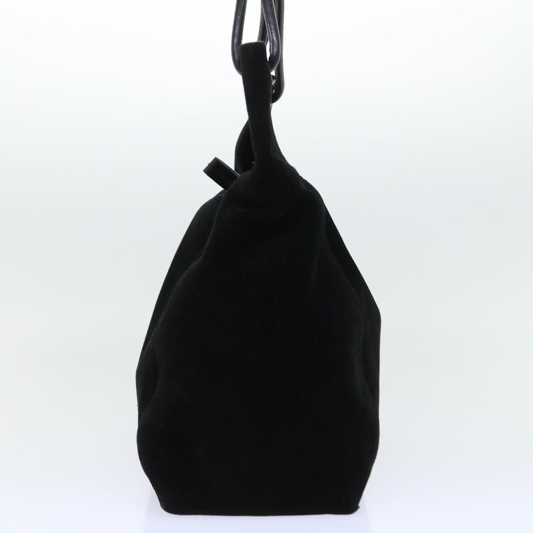 GUCCI Shoulder Bag Suede Black 101292 52429