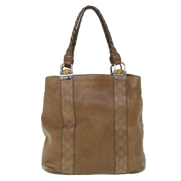 GUCCI Guccissima Tote Bag Leather Brown 232946 52431