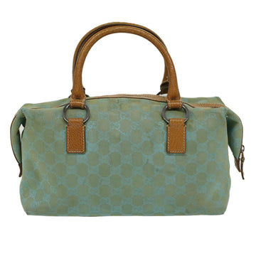 GUCCI GG Canvas Hand Bag Light Blue 113009 52433