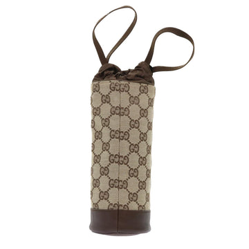 GUCCI GG Canvas Bottle Cover Pouch Beige 19 203437 0363 52443