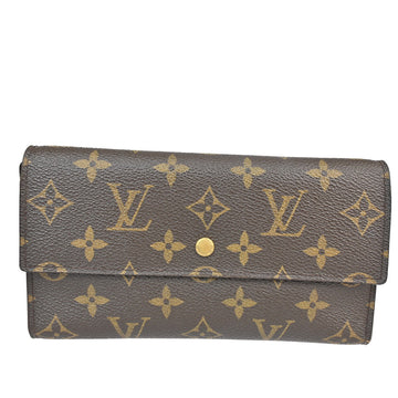 Louis Vuitton Porte Tresor International  Canvas Wallet  ()