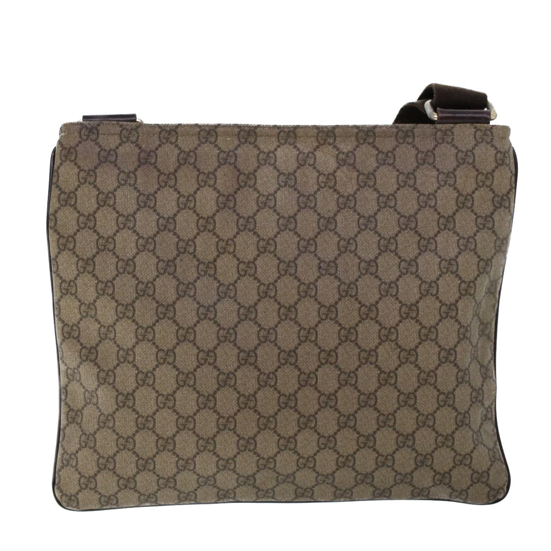 GUCCI GG Canvas Shoulder Bag Coated Canvas Beige 53267