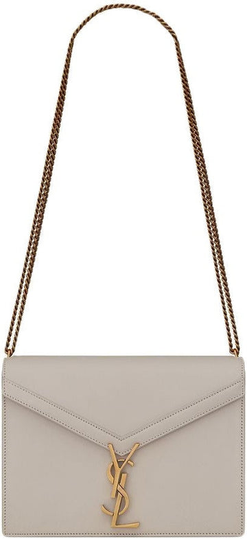 CASSANDRE LOGO PLAQUE SHOULDER BAG