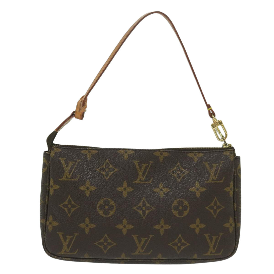 Louis Vuitton Pochette Accessoire  Canvas Clutch Bag ()