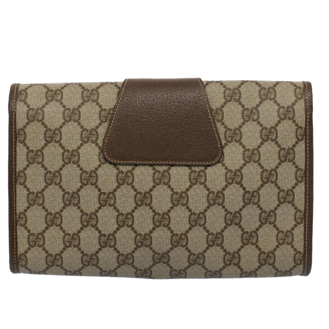 GUCCI GG Canvas Web Sherry Line Clutch Bag Beige Red Green 014 122 53385