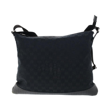 GUCCI GG Canvas Shoulder Bag Black 53665