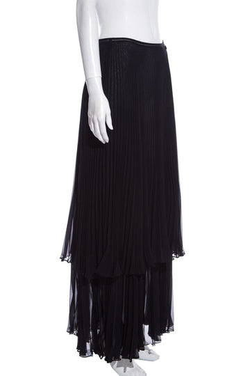 Chanel Cruise '02  Black 2 PC Skirt SZ 40