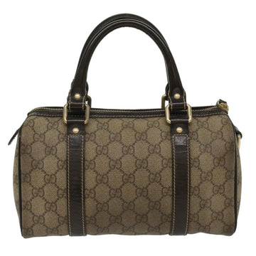 GUCCI GG Supreme Hand Bag PVC Leather Beige 193604 54006
