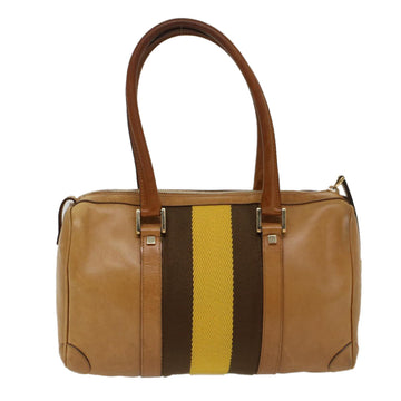 GUCCI Makersluxe Bags Canvas Leather Brown Yellow 000 0851 54007