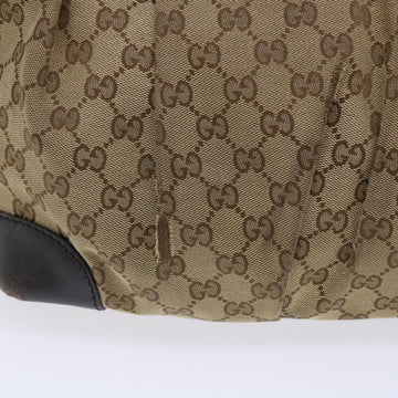 GUCCI GG Canvas Hand Bag Leather 2way Beige 247902 54014