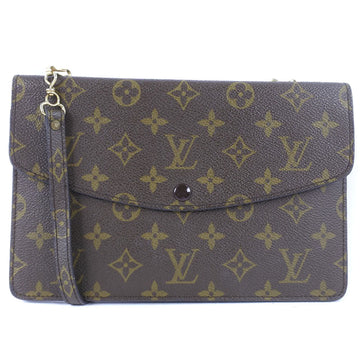 LOUIS VUITTON Shoulder Bag M51815 Monogram canvas Brown vintage Double mule Women Used