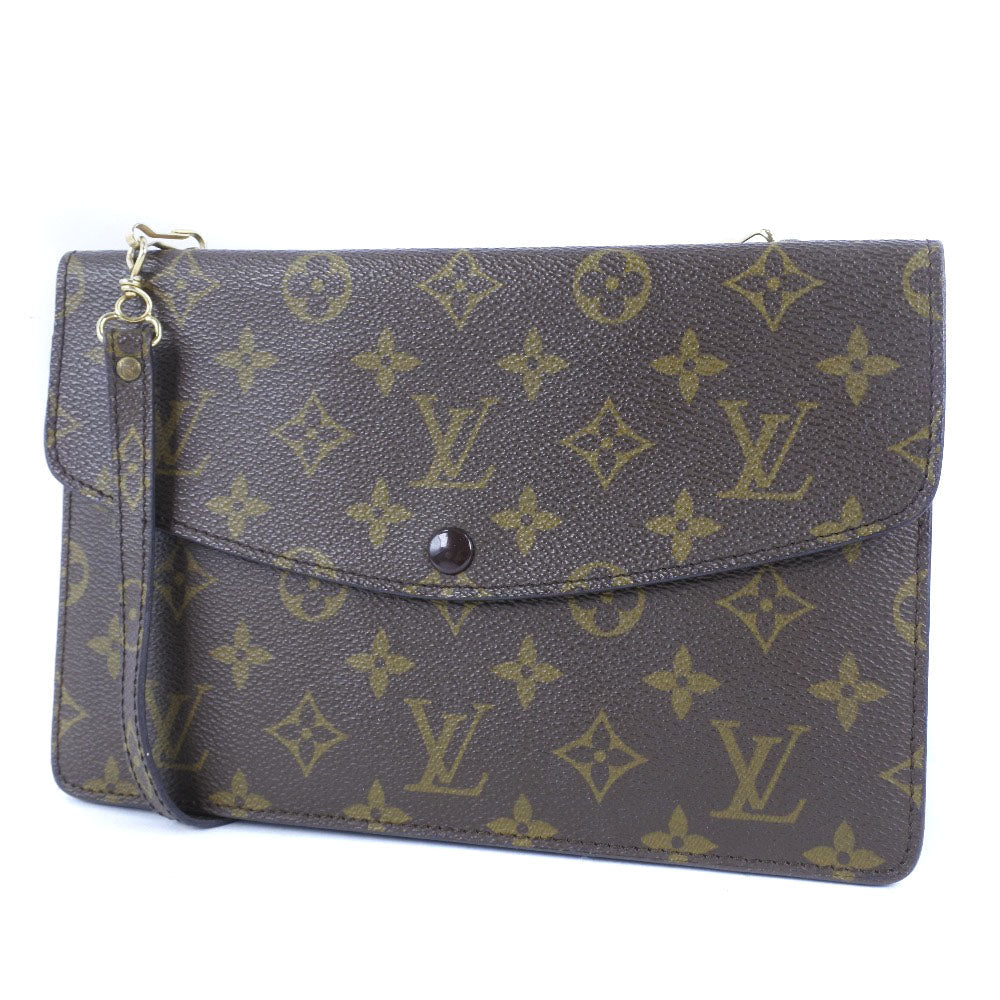 LOUIS VUITTON Shoulder Bag M51815 Monogram canvas Brown vintage Double mule Women Used