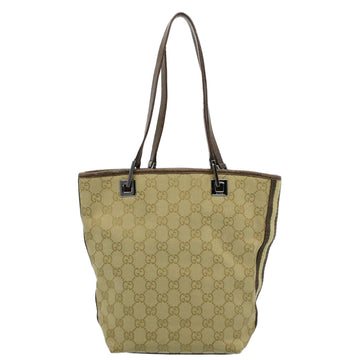 GUCCI GG Canvas Tote Bag Beige 141470 54323