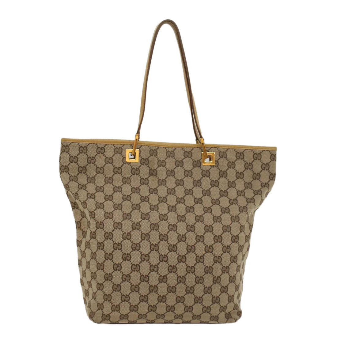 GUCCI GG Canvas Tote Bag Beige 002 1098 2404 54326