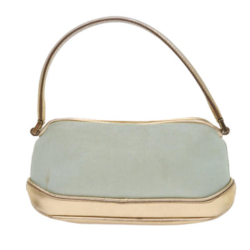 GUCCI Hand Bag Nylon Canvas Light Blue 039 1133 54352