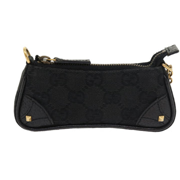 GUCCI GG Canvas Coin Purse Black 120973 1669 54454