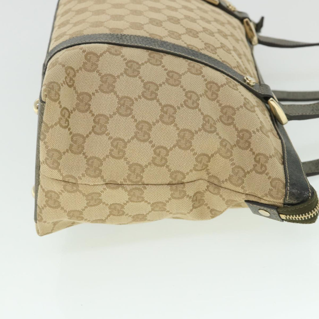 GUCCI GG Canvas Tote Bag Beige 141470 54456