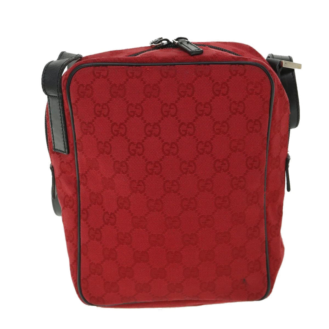 GUCCI GG Canvas Shoulder Bag Red 018 1612 200047 54533