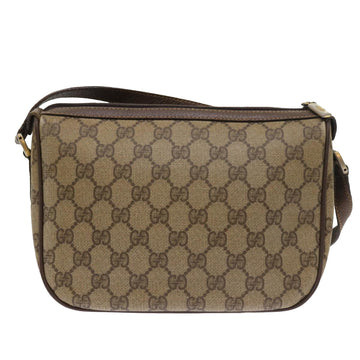 GUCCI GG Supreme Web Sherry Line Shoulder Bag Beige Red 89 02 032 54689