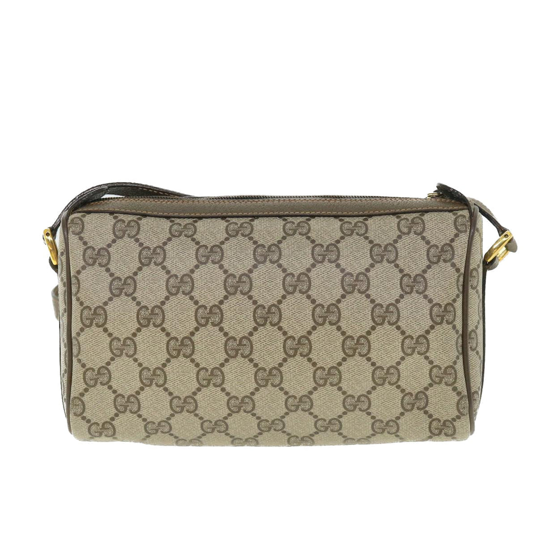 GUCCI GG Supreme Web Sherry Line Shoulder Bag Beige Red 89 02 018 54694