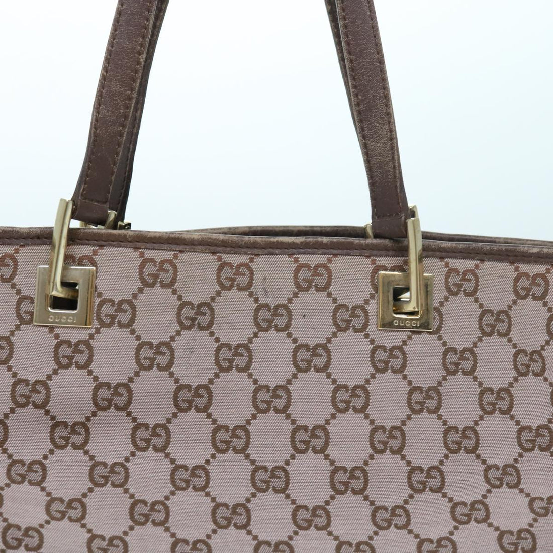 GUCCI GG Canvas Tote Bag Pink 002 1098 1705 54698