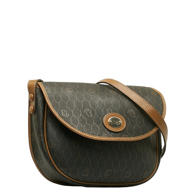 Dior Dior PVC/Leather Brown Shoulder Bag Ladies Paris