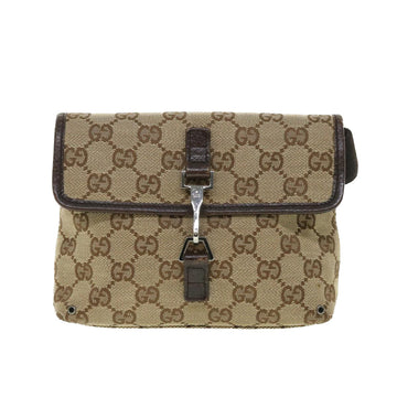 GUCCI GG Canvas Waist bag Beige 92543 54743