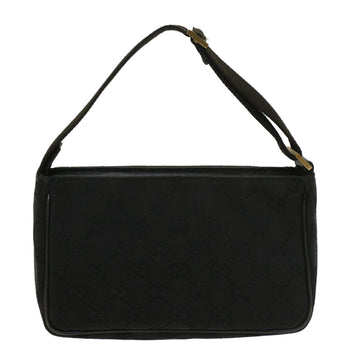 GUCCI GG Canvas Hand Bag Black 106644 54769