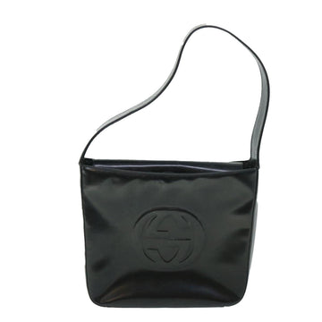 GUCCI Shoulder Bag Patent leather Black 000 0506 54780
